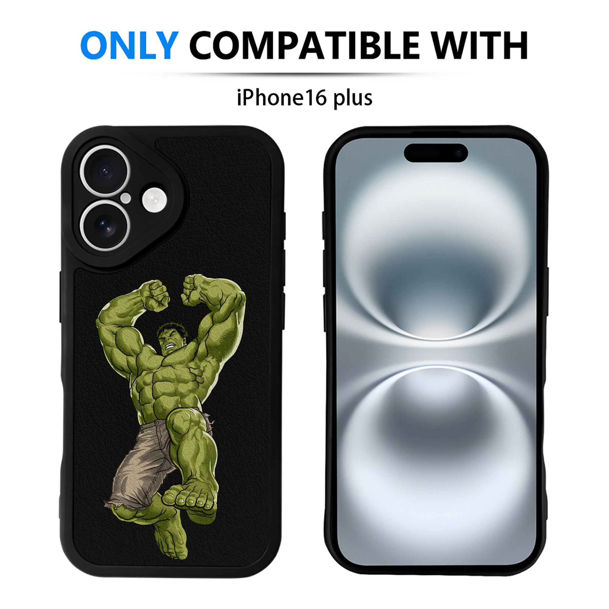 （画像用） アベンジャーズ The Avengers 【iPhone 16シリーズ対応】シリコンスマホケース（レザー調） 材質：シリコン